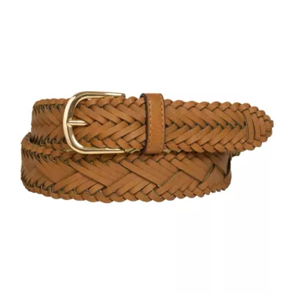 A.N.A. Braided Leather Belt, NWT